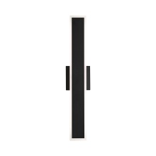 Golden 4072-OWL24 SNB - Golden Lighting Obsidian Integrated LED 24in Outdoor Wall in Sand Black